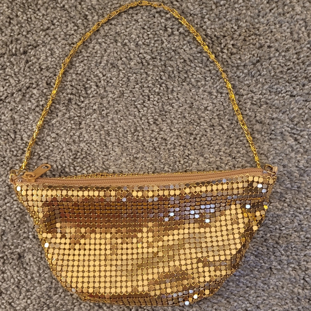 Small Golden Handbag